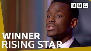 Micheal Ward wins Rising Star BAFTA 2020 🏆  BBC [upl. by Perrins]