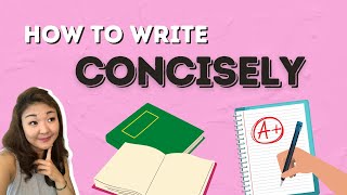 Top tips to write concisely [upl. by Laeno285]