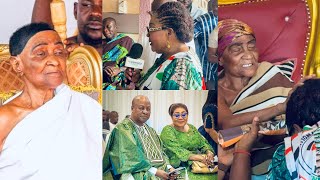 BREAKING😳Watch what happened at Manhyia Palace Today As Lordina Mahama visits Asantehemaa🔥😯 [upl. by Infeld]