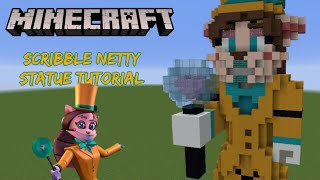 Minecraft Tutorial Scribble Netty Statue Five Nights at Candys 2 [upl. by Inoliel]