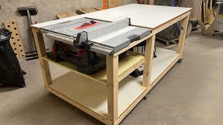 Table Saw Workbench part one [upl. by Berkeley444]