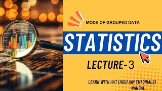 Mode of Grouped Data Introduction Statistics class10 board exams preparation [upl. by Haronid]