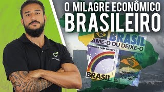 Industrialização Milagre Econômico Brasileiro  Geobrasil [upl. by Anali]