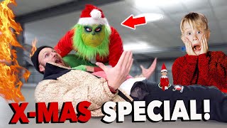 Drohne überwacht GRINCH KEVIN ALLEIN ZU HAUS amp ELF ON THE SHELF WEIHNACHTSSPECIAL [upl. by Nivri]