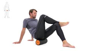 Rouleau de massage VIBRANT  Vibrating foam roll auto massage des fessiers  Aptonia Decathlon [upl. by Latricia]