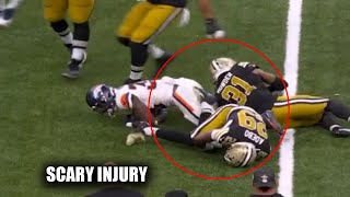 Paulson Adebo Suffers Scary Leg Injury vs Broncos Carted Off [upl. by Ahc24]