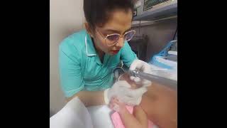 1 new baby intubate kiya ventilatior pr liya [upl. by Dong]