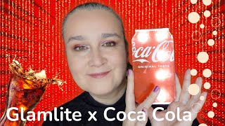 Coca Cola Look med Glamlite x Coca Cola paletten glamlitecosmetics cocacola [upl. by Lockwood965]