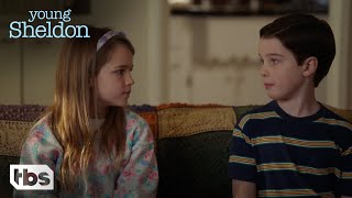 Young Sheldon Sheldon Pays Missy to Stop His Bully Season 1 Episode 17 Clip  TBS [upl. by Meekyh]