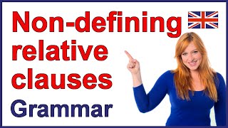 Nondefining relative clauses  English grammar rules [upl. by Dias]