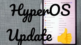 Xiaomi Pad 6  HyperOS Update Honest Experience with Note Taking🙂 [upl. by Suellen119]