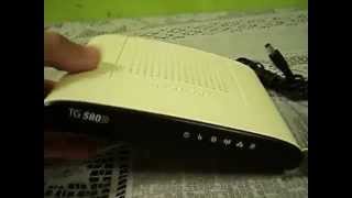 MODEM ADSL THOMSON TECHNICOLOR TG580v2 [upl. by Zeret]