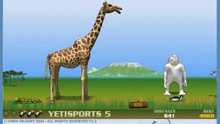 YetiSports 5  Flamingo Drive Gameplay  Flash Game [upl. by Tratner]