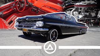 Chris Mills ‘59 Impala Lowrider Driven by Snoop Dogg in Super Bowl Halftime Show [upl. by Anaib]