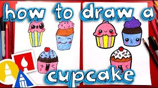 How To Draw Funny Cupcakes [upl. by Enirroc]