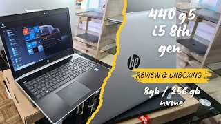 Hp ProBook 440 G5 Review amp Unboxing Teardown  Intel i5 8th Generation 8Gb Ram 256Gb NVME SSD [upl. by Enileuqcaj459]