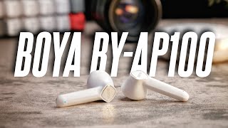 BOYA BYAP100 Review Modern Airpods Alternative that is Pretty Good [upl. by Sitsuj65]