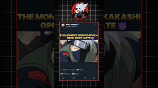 The moment when Kakashi open first gate  naruto anime [upl. by Izy674]