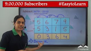 Subtraction of 4 digit numbers without borrowing  Class 3  CBSE  NCERT  ICSE [upl. by Lukey]