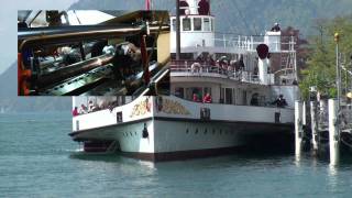 Dampfschiffe amp Trailer Vierwaldstättersee  Lake Lucerne [upl. by Ateuqirne]