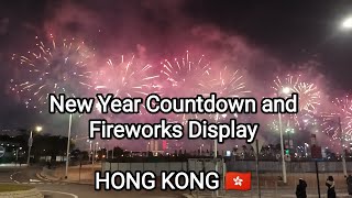 HONG KONG 🇭🇰 New Years Countdown and Fireworks Display  almapacleta77 [upl. by Assennav]