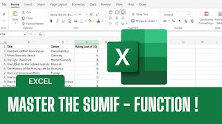 quotMaster the SUMIF Function in Excel Quick Tutorialquot [upl. by Damon]