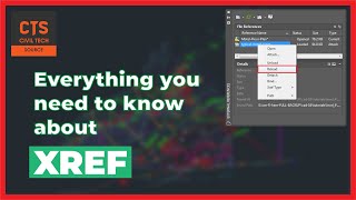 AutoCAD Xref Tutorial 2021 Everything you need to know in 5 minutes [upl. by Jillie]