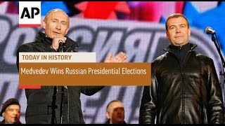 Dmitry Medvedev Wins Russian Presidential Election  2008  Today In History  2 Mar 17 [upl. by Ellah]