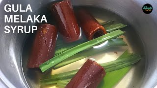 How to make Gula Melaka Palm Sugar syrup [upl. by Annuhsal]