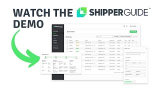 ShipperGuide TMS Demo [upl. by Znarf]