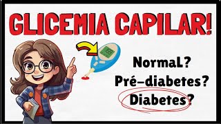 Glicemia normal prédiabetes e diabetes diabetes enfermagem [upl. by Lledor47]