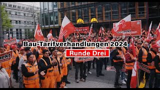 BauTarifrunde 2024 Verhandlungsabbruch – Schlichtung kommt [upl. by Natsreik733]