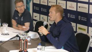 Birmingham press conference Greg Rutherford [upl. by Lain]