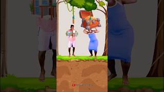 Theboxfellon Motishead 😆মোটিরমাথায়বাক্সপড়েগেছে cartoon funny facts ytshorts shorts [upl. by Anehta]