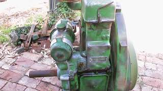 Lister LD1 35 HP stationary engine 1958 [upl. by Aynekal]