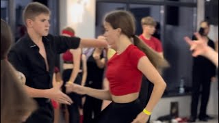 Dance camp in the Carpathians💚Lovely RUMBA🔥Andrey and Sofia💚dancer camp video rumba latino yt [upl. by Tiler]