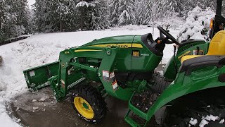 Snow removal with Frontier AF11 [upl. by Kulseth793]