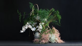 Ikebana Master Shigeo Suga visits the London Flower School [upl. by Eresed]