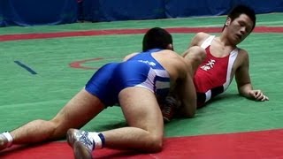 Freestyle Wrestling レスリング  Tenri University vs Chukyo Gakuin [upl. by Eelanaj]