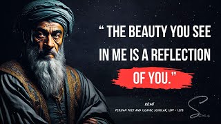 Rumis True Wisdom  Rumi Quotes for Spiritual Enlightenment [upl. by Yelssew]