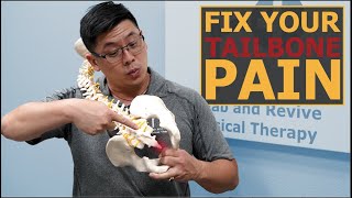 Tailbone Pain The Best Exercise To FIX It  Coccyx Heel Press [upl. by Uot7]