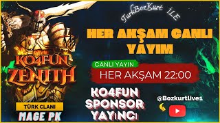 KO4FUN Zenith Turk Clan PK Canlı 🏆KO4FUN 🔥9 Acadmy Kasım Saat 2100 Hersey 9x [upl. by Rafaelia]