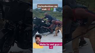 harleydavison automobile harleybikers ytshortviralvideotranding comedyfunny [upl. by Aronid]