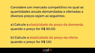 Elasticidade demanda e oferta  ECONOMIA [upl. by Kirch]