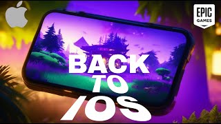 Fortnites Return to iOS The Epic Games Store on iOS in Europe [upl. by Baniez]