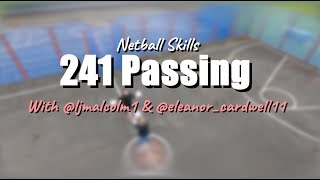 Netball Skills 241 Passing Eleanor Cardwell amp Laura Malcolm [upl. by Aivek]