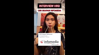 INTERVIEW CSR GRAPARI INFOMEDIA [upl. by Nivri]