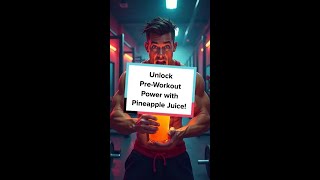 Boost Your Workout with a Powerful Shot Pineapple Juice for Energy Hydration and Recovery [upl. by Airetas]