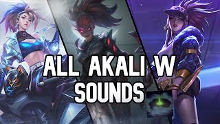 All Akali W Sounds [upl. by Milan98]