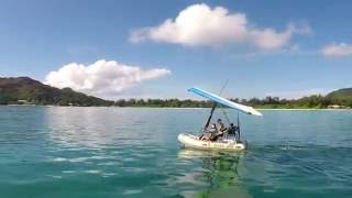 Satanas et diabolo aux SeychellesVoiles et lagonsBateau volant [upl. by Arikal]